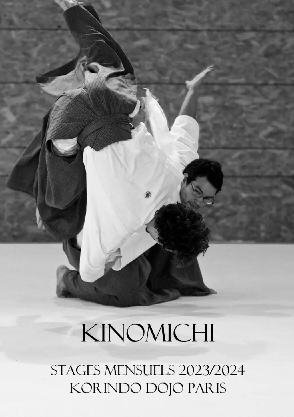 Affiche du Stage d'Aïkido à Paris animé par Takeharu Noro du samedi 9 mars 2024 au dimanche 10 mars 2024