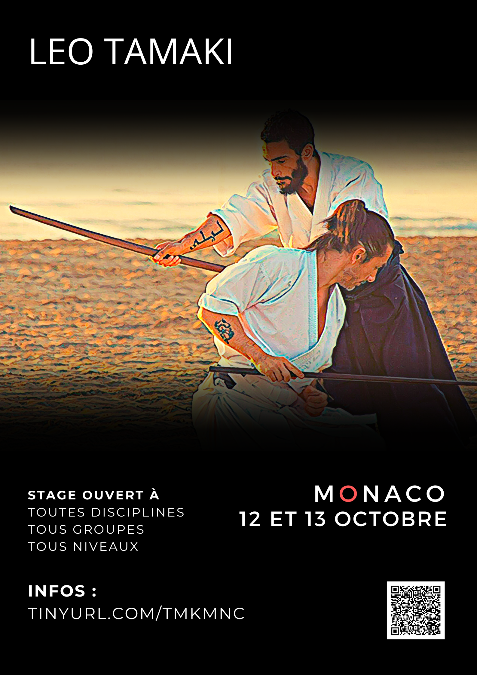 Stage d'Aïkido à Monaco animé par Léo Tamaki du samedi 12 octobre 2024