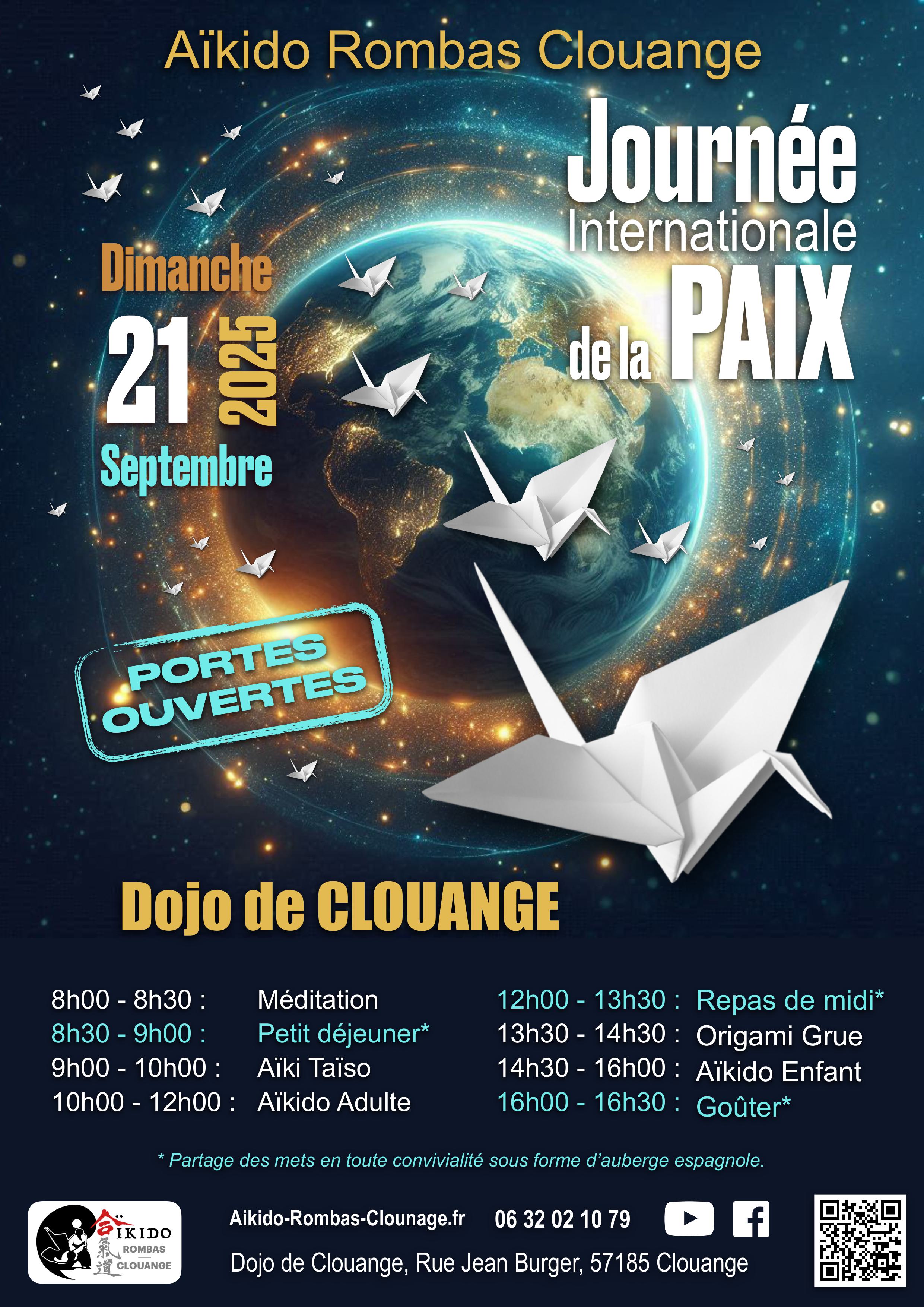 Affiche du Stage d'Aïkido à Clouange animé par Alain Bacco et Muriel Roullet le dimanche 21 septembre 2025 Affiche du Stage d'Aïkido à Clouange animé par Alain Bacco et Muriel Roullet le dimanche 21 septembre 2025
