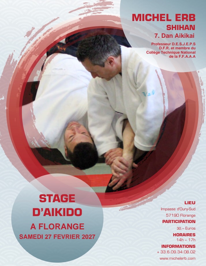 Stage d'Aïkido à Florange animé par Michel Erb le samedi 27 février 2027 — 照片 2 在 2 上