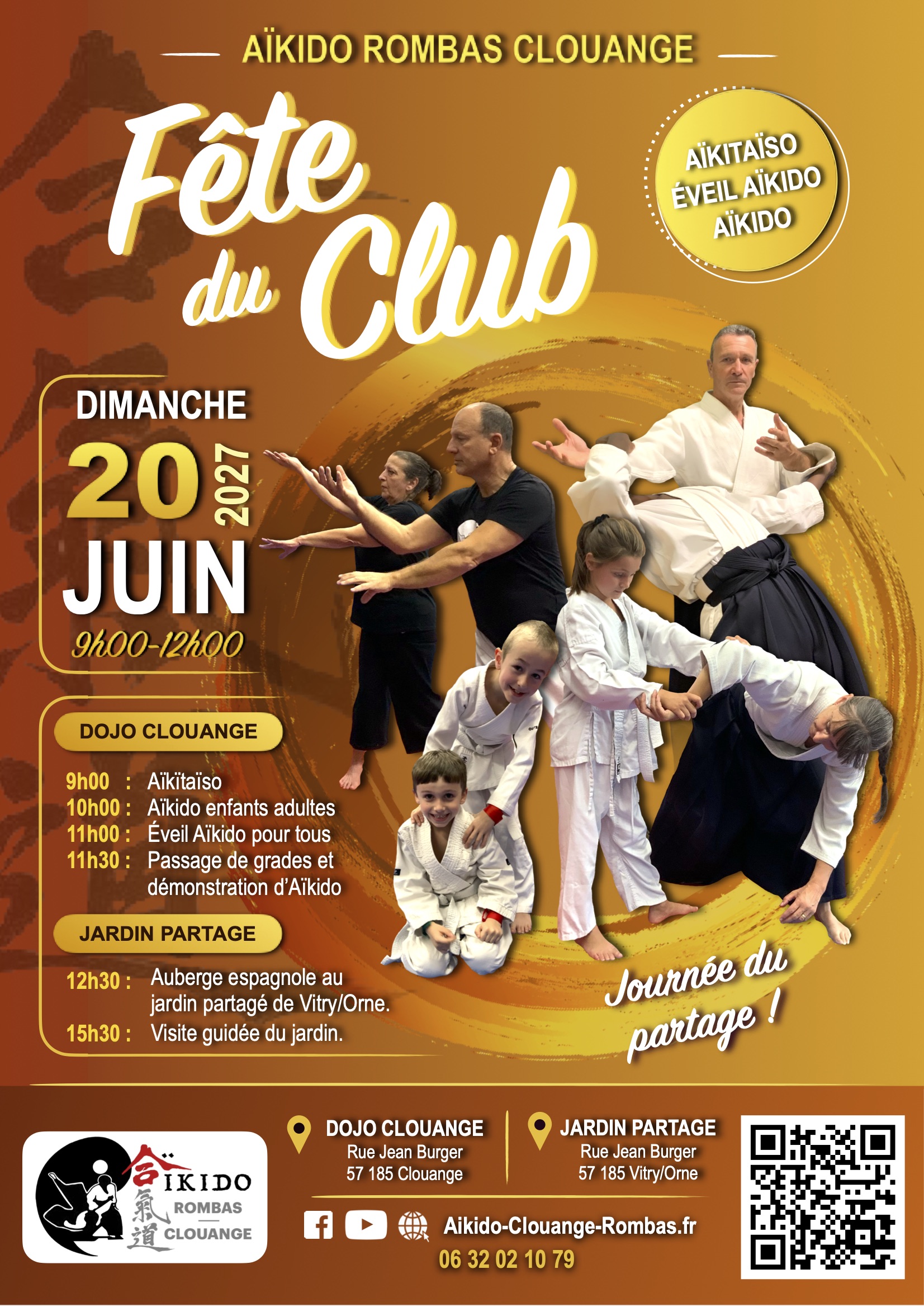 Stage d'Aïkido à Clouange animé par Alain Bacco et Muriel Roullet et Carole Labarre et Patrick Louis le dimanche 20 juin 2027 — fotografie 2 pe 2